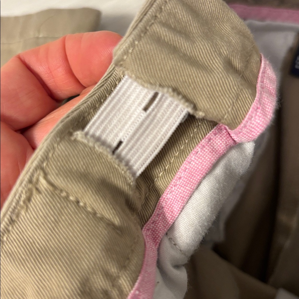 Girls uniform Lands' End Kids' Casual Tan Pants Size 8 - Picture 8 of 8